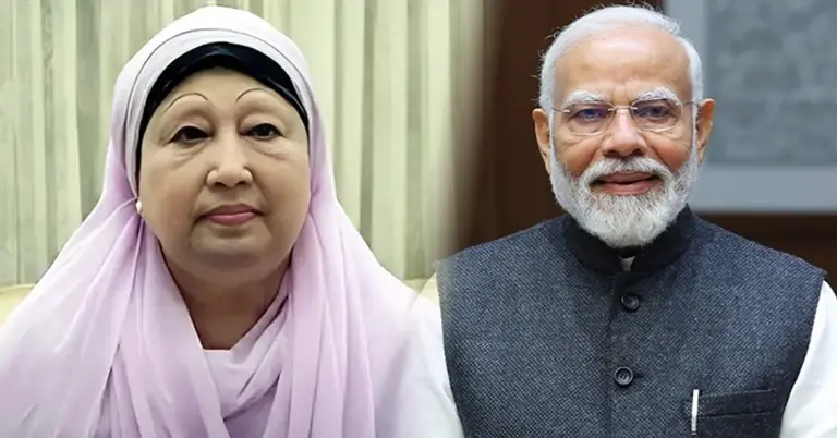 খালেদা জিয়া ও নরেন্দ্র মোদি